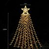 350 LED Christmas String Outdoor Waterfall 8 Light Modes Remote Timer Warm White