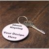Gift Insanity MARCH 3RD REMINDER PURPLE FLOWER LARGE 58mm ROUND KEYRING