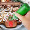 Prebarfun 10-Pack Squeezy Condiment Bottles, 100ml Plastic Squeezy Sauce Bottles with Nozzles