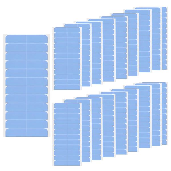 Nadiaen 228 Pcs Hair Extension Tapes,Hair Extension Tape,Double Sided Adhesive Tapes in Hair Extensions,Tape Extension Tabs,Tape for Hair Extensions for Hair Extensions,Wigs,and Hairpieces-Blue