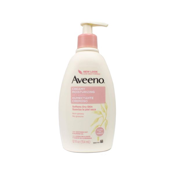 Aveeno Creamy Moisturizing Oil - 12 oz - 2 pk