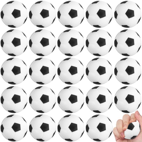 32 Pcs Soccer Stress Ball,Mini Stress Balls for Soccer Party Favors,Small Squeeze Soccer Ball Foam Sports Balls for Kids,Stress,Anxiety Relief,Fidget Toys,Ball Games