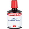 edding Refill Ink T 100 Permanent Marker 100 ml Red