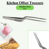 Culinary Baking Offset Tweezer 6.25" for Handling Oven Cookies & Pastries