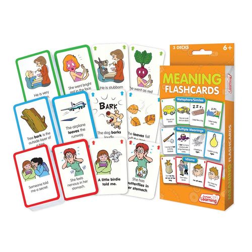 Junior Learning JL207 Meaning Flashcards Medium