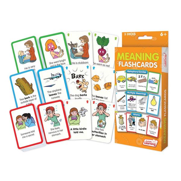 Junior Learning JL207 Meaning Flashcards Medium