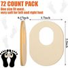 72 Count Soft Foam Callus Cushions Oval Corn Cushion Pads Self Stick Adhesive