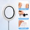 Cosmos 2 Pcs Ring Ligter Diffuser Soft Cover White Light Diffuser Cloth for Photography Video Studio, Fits 12" to 14" Ring Light