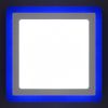 18w Square LED Ceiling Light Cool White with Blue Ambient Rim Surface Mount Easy Install