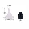 XIAONAN 20 Pcs 60ml LDPE Plastics Dropper Bottle Refillable Empty Plastic Squeezable Eye Liquid Bottle (Bottles + Caps + Tips+4 Funnel +label)