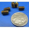 Brass Set Screws, Cup Point, 1/4-20 x 3/8" Length, 25 Pieces