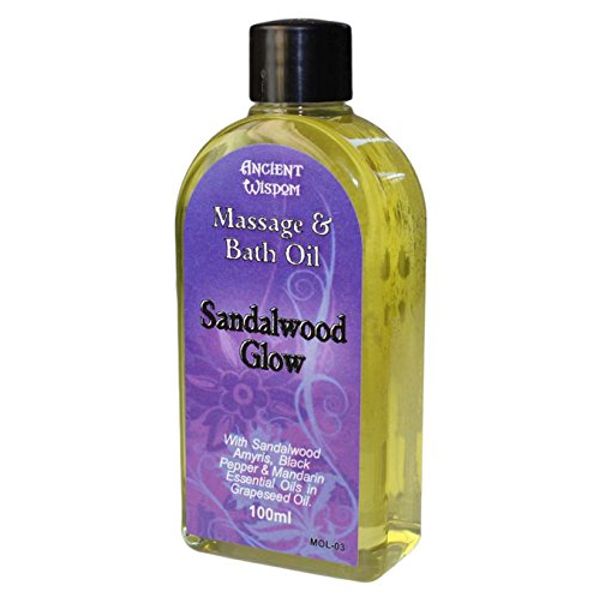 Ancient Wisdom 100 ml Sandalwood Glow Massage Oil