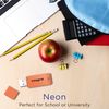 Integral 64GB Neon Orange USB 2.0 Flash Drive