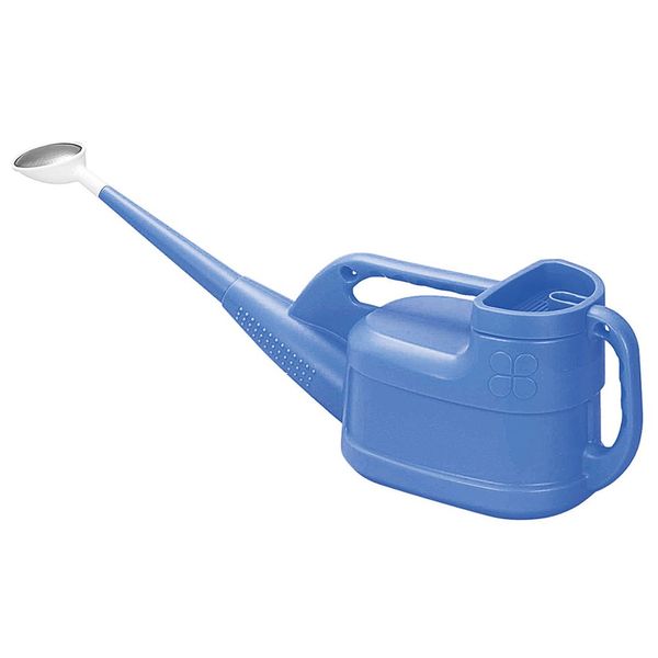 Shinki Dragonfly Farm Watering Can 3.2 gal (10 L) Blue Strong and Sturdy Hard Type Jolo