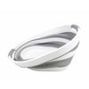 Collpasible Laundry Basket (23L Collapsible Laundry Basket (White/Grey))