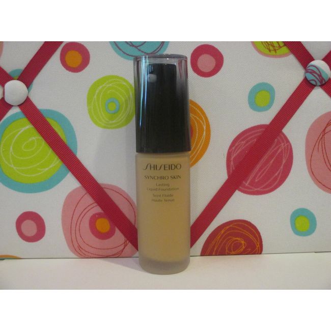 SHISEIDO ~ SYNCHRO SKIN LIQUID FOUNDATION ~ GOLDEN DORE # 5 ~ 1 OZ UNBOXED