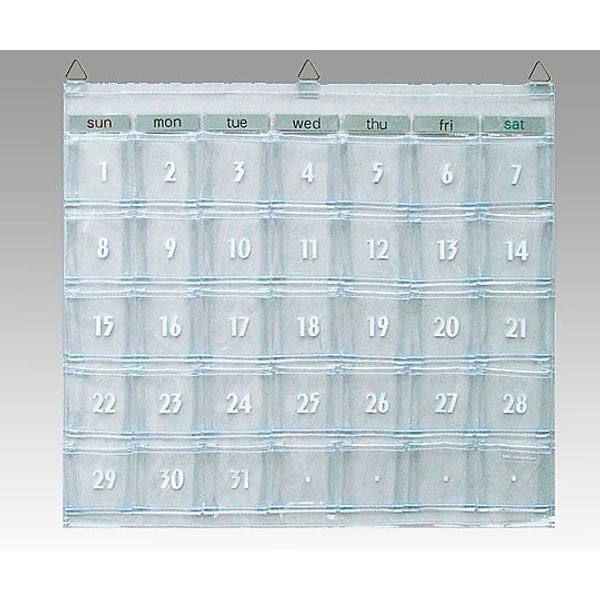 Medication Calendar Monthly Calendar Pocket W-418 Made in Japan SAKI 4990630418008