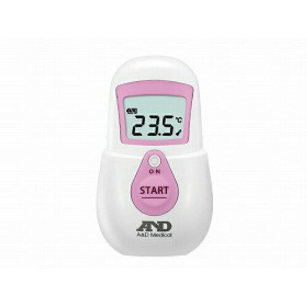 Free shipping A&amp;D Non-contact thermometer Dekopitto UT-701 Pink