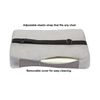 ComfiLife Memory Foam Lumbar Pillow with 3D Mesh and Adjustable Strap Gray