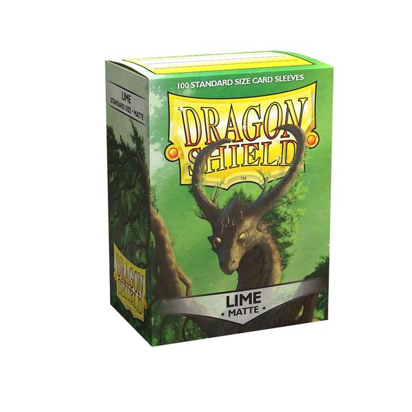 Arcane Tinmen AT-11038 Dragon Shield Standard Size Matte Lime (100 Sleeves)