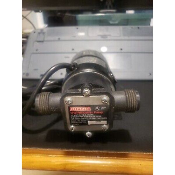 Craftsman 1/12 Hp  Portable Utility Pump 42 26915  Untested