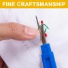 6PCS Seam Ripper Kit - 2 Large 2 Small Stitch Removers - 2 Thread Scissors - Sewing Tools for DIY Needlework & Fabric Cutting (Multicolor)