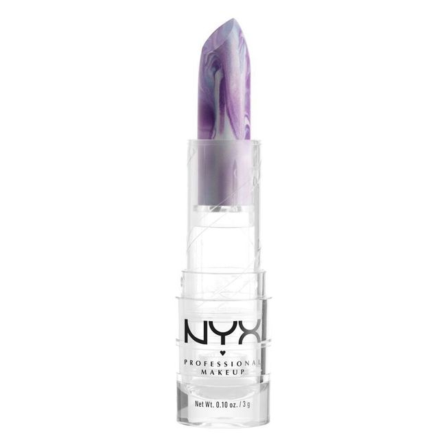 NYX FAUX MARBLE LIPSTICK (lilac)