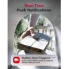 Smart Mailbox Alarm, Wireless Long Range Mailbox Alert, Mailbox Sensor with SBS5