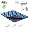 High Peak Cozy Blanket Blue/White