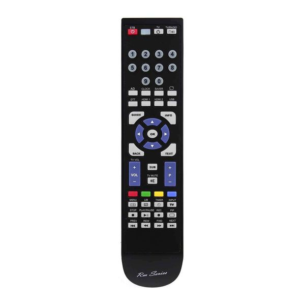 RM Series Replacement Remote Control for TOSHIBA HDR5010