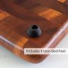 Acacia Wood Serving Board with Cheese Slicer