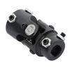 SCITOO Steering u Joint 1 DD X 3/4 DD Single Steering Shaft U Joint Coupler Black Universal Coupling