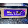 Metrey She & She Waxing Strips, Disposable, 100 Count Pack