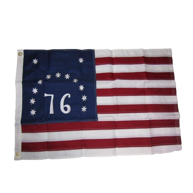 AES 2x3 Embroidered Bennington (76) 1776 210D Sewn Nylon Flag 2'x3' House Banner Double Stitched Fade Resistant Premium Quality