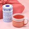 Birthday Present Coffee and Canna Border Mug (Red) Gift Set