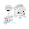 Motion Sensor Alarm And Entrance Chime With Optional AC/DC, Mounting Kit