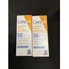 *2-Pack* CeraVe Hydrating Mineral Sunscreen SPF 50 for Face, 2.5oz Each