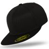 Flexfit Mens Premium 210 Fitted Cap, Black, L-XL EU
