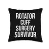 Rotator Cuff Surgery Survivor After Surgery Get Well Soon Throw Pillow