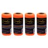 Stringliner 35006 Mason’s Line Replacement Rolls – 1/8 Lb. #18 Construction Replacement Roll Twisted FL Orange 135'. (4 Pack)