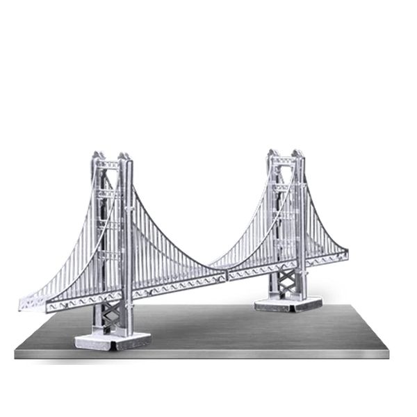 Fascinations Metal Earth San Francisco Golden Gate Bridge 3D Metal Model Kit