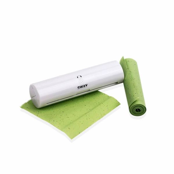 SWAY Matte-je-stick Oil Blotting Paper for Face 100 Papers w/ Holder ~ Matcha