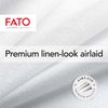 Fato Table Runner, Airlaid, Geometric Pattern, Grey, Pack of 20, 0.4x1.2m Each