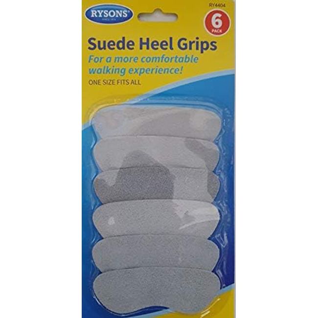 6 PIECES SUEDE HEEL GRIPS FOR MORE COMFORTABLE WALKING EXPERIENCE!!!