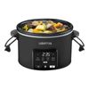 Programmable Slow Cooker 4.5QT 5 One-Touch Presets Digital Timer Locking Lid New