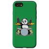 iPhone SE (2020) / 7 / 8 Cartoon Panda playing the drums Case