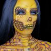 Mehron Makeup Color Cups | Stage, Foundation, Face Paint, Body Paint, Halloween | Face Paint Makeup | Greasepaint .5 oz (14 g) (Yellow)
