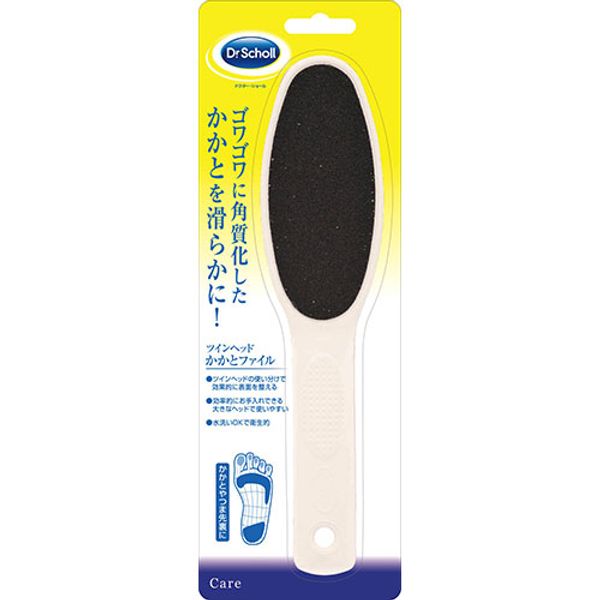 Scholl&#39;s Wellness Dr. Scholl&#39;s Twin Head Heel File drscholl04358<br><br> Genre (makeup tools, perfume, care products, foot care products, beauty, cosmetics)