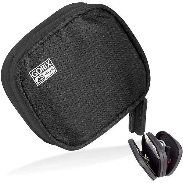 GORIX Cycle Wallet Pouch Kleine Tasche Wasserdichtes Handy Münzfach Rennrad MTB Fahrrad (GX-Bkmini)