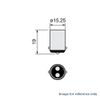 OSRAM FEV 200w 120v BA15d Halogen light Bulb